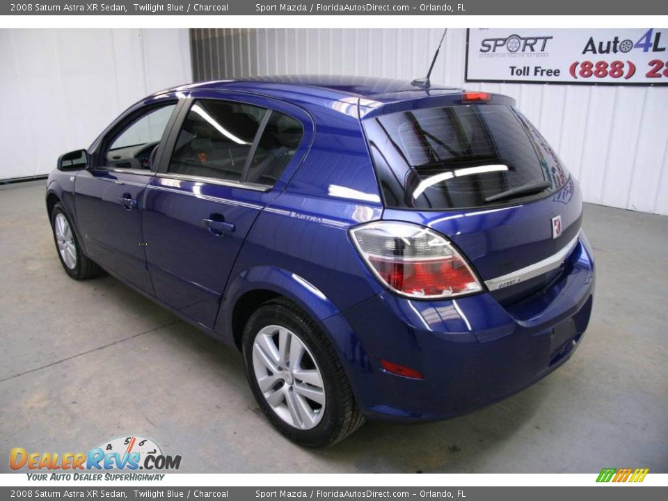2008 Saturn Astra XR Sedan Twilight Blue / Charcoal Photo #8
