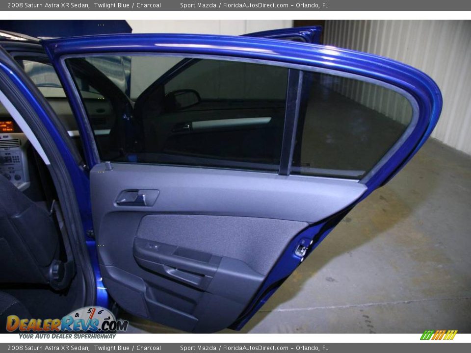 2008 Saturn Astra XR Sedan Twilight Blue / Charcoal Photo #23