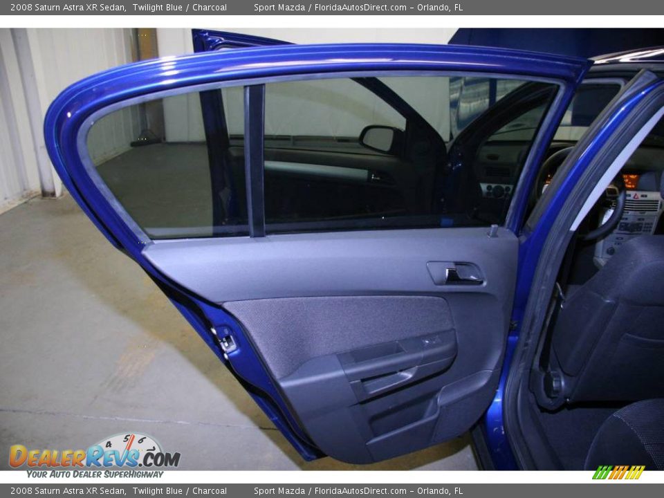 2008 Saturn Astra XR Sedan Twilight Blue / Charcoal Photo #25