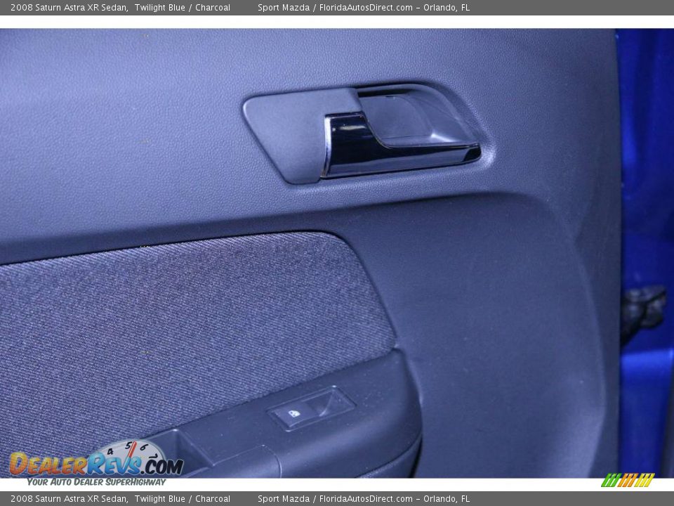 2008 Saturn Astra XR Sedan Twilight Blue / Charcoal Photo #26