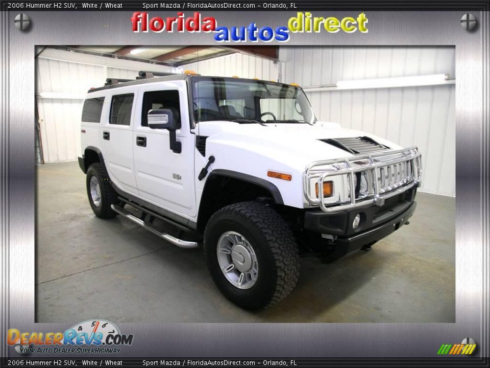 2006 Hummer H2 SUV White / Wheat Photo #1