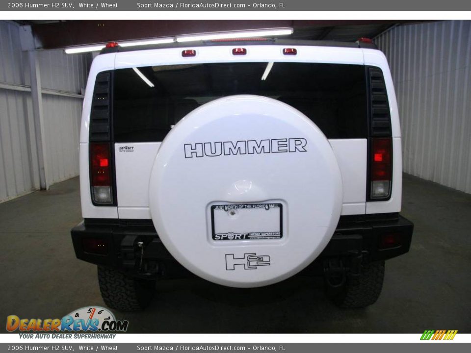 2006 Hummer H2 SUV White / Wheat Photo #6