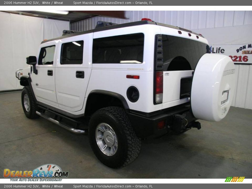 2006 Hummer H2 SUV White / Wheat Photo #7