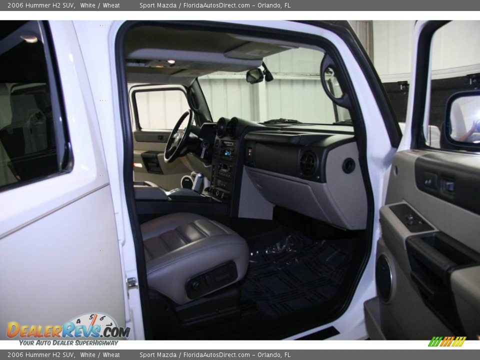 2006 Hummer H2 SUV White / Wheat Photo #9