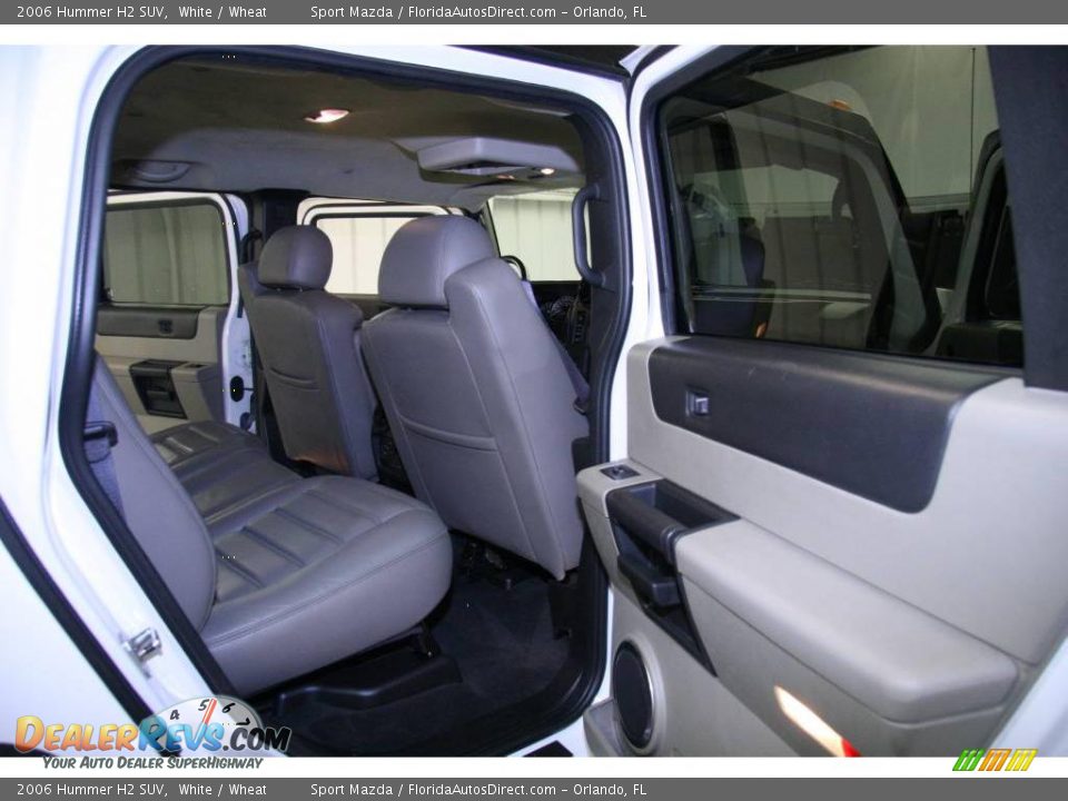 2006 Hummer H2 SUV White / Wheat Photo #11