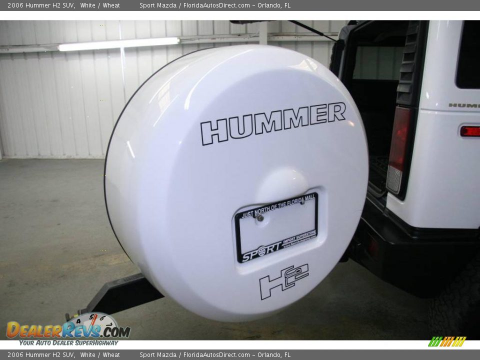 2006 Hummer H2 SUV White / Wheat Photo #12