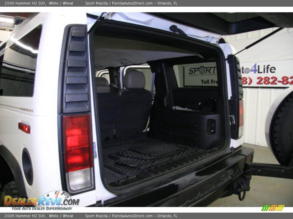 2006 Hummer H2 SUV White / Wheat Photo #15