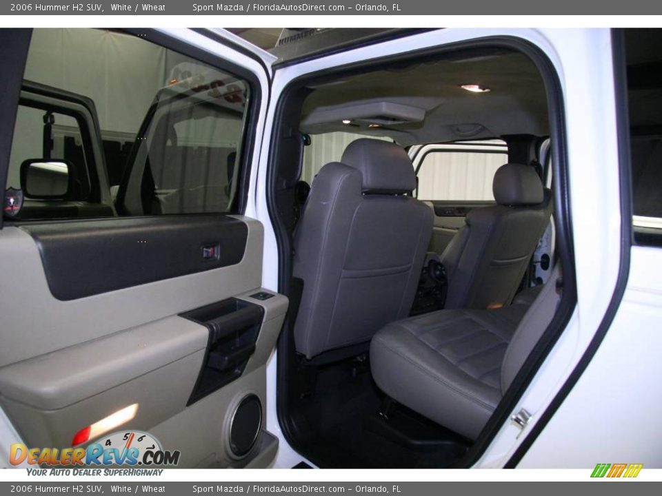 2006 Hummer H2 SUV White / Wheat Photo #16
