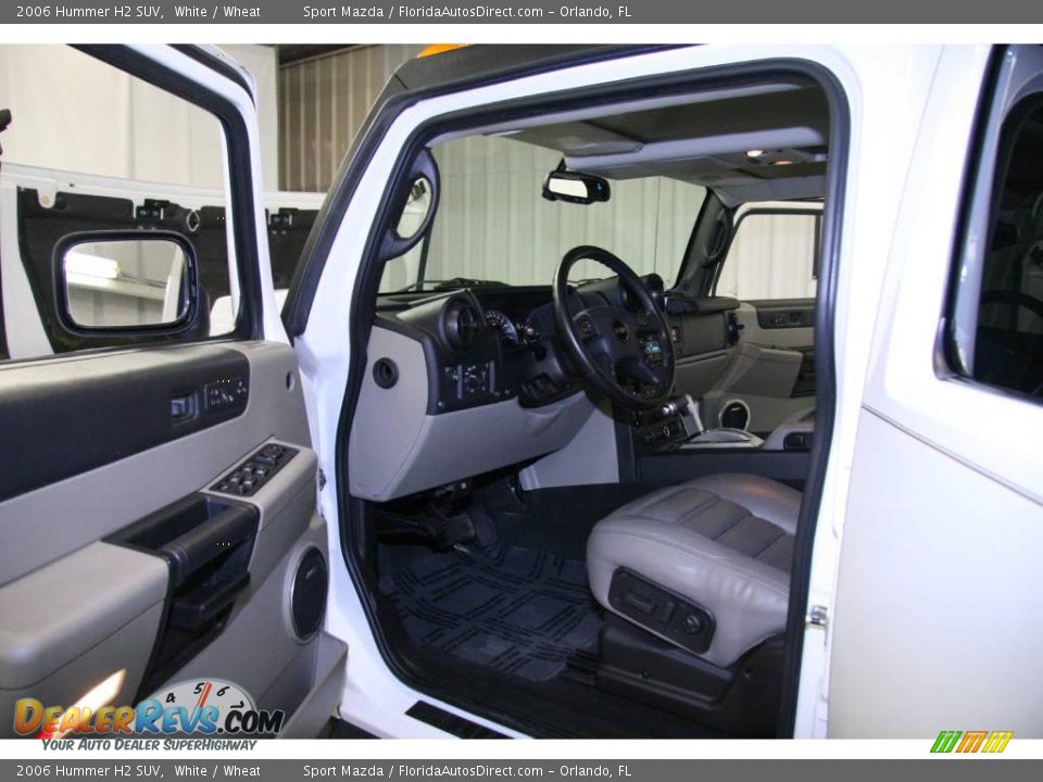 2006 Hummer H2 SUV White / Wheat Photo #17