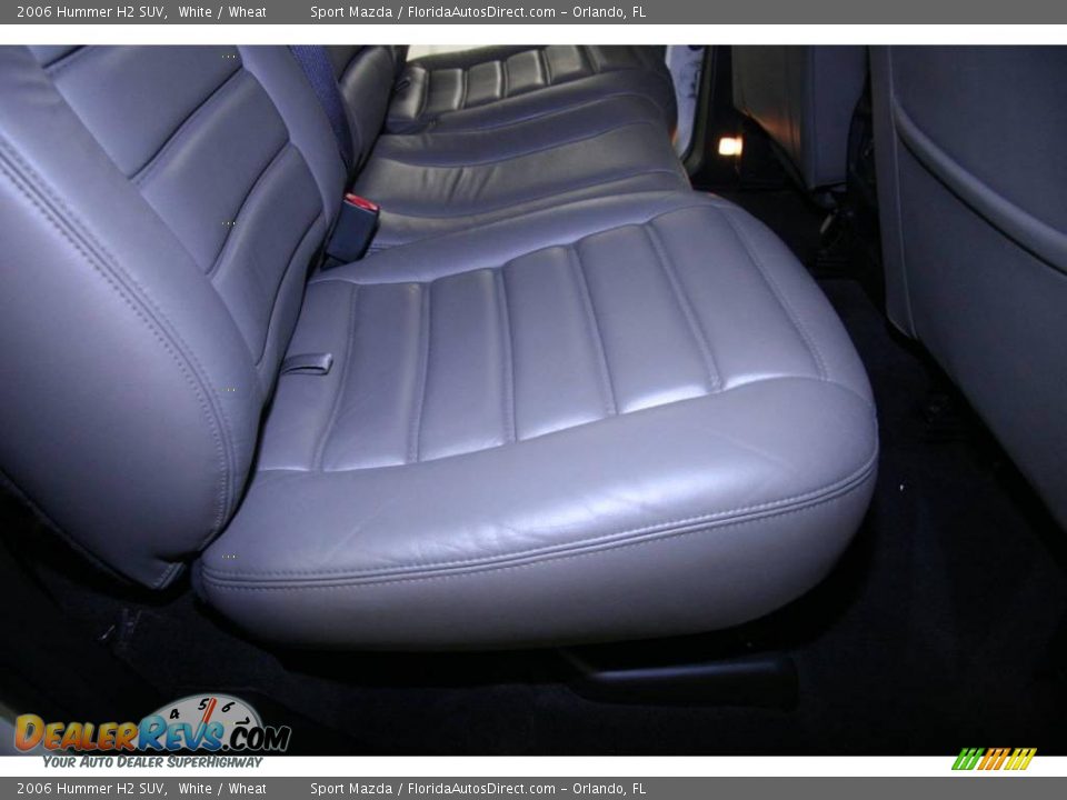 2006 Hummer H2 SUV White / Wheat Photo #21