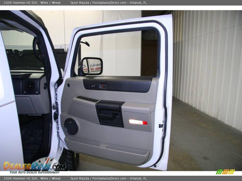 2006 Hummer H2 SUV White / Wheat Photo #23