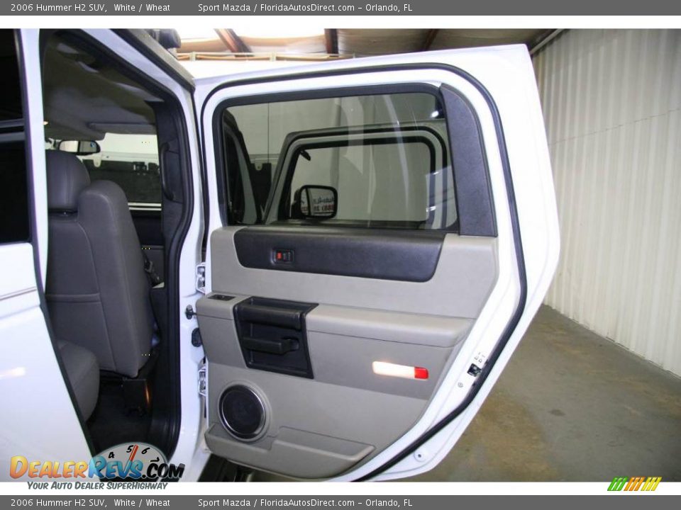 2006 Hummer H2 SUV White / Wheat Photo #25