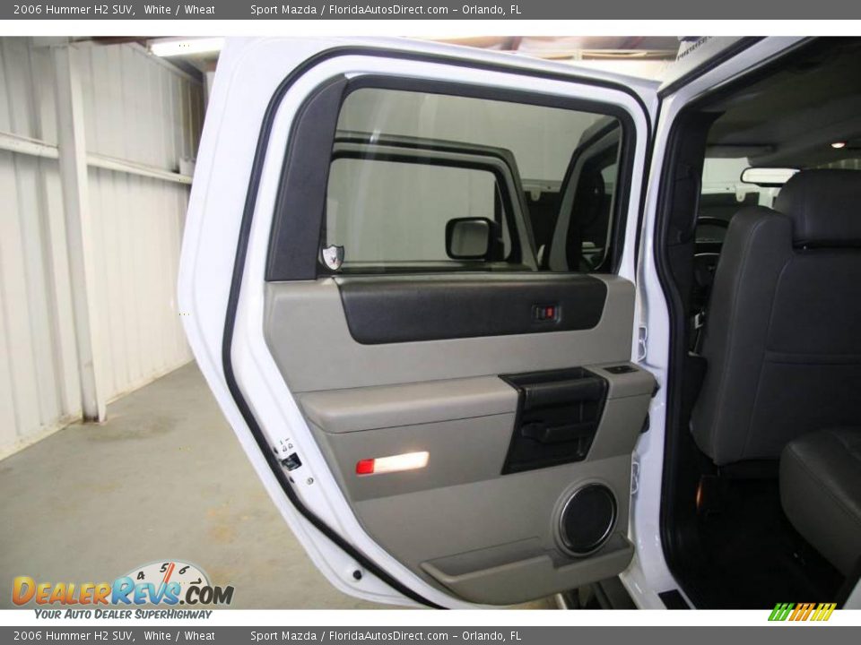 2006 Hummer H2 SUV White / Wheat Photo #27