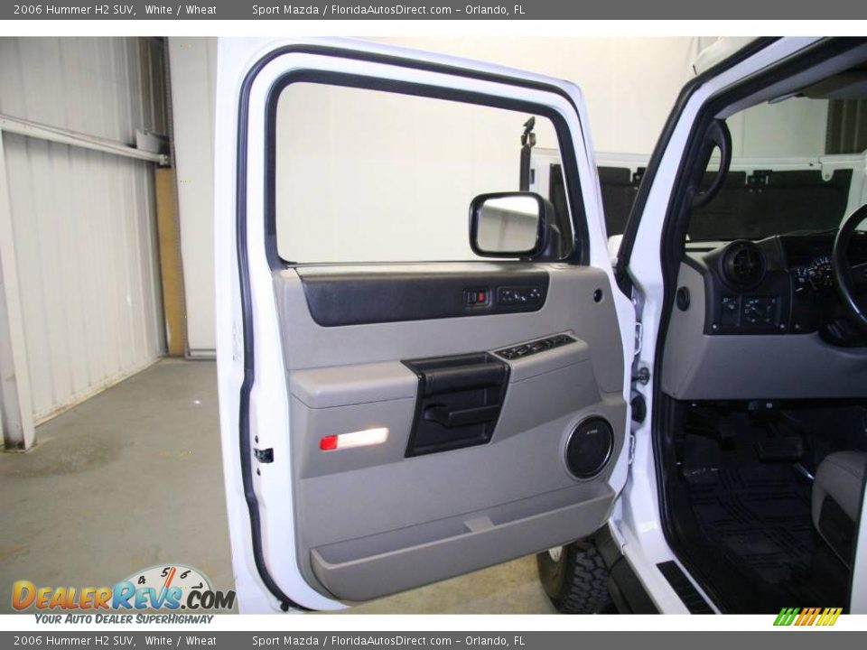 2006 Hummer H2 SUV White / Wheat Photo #29