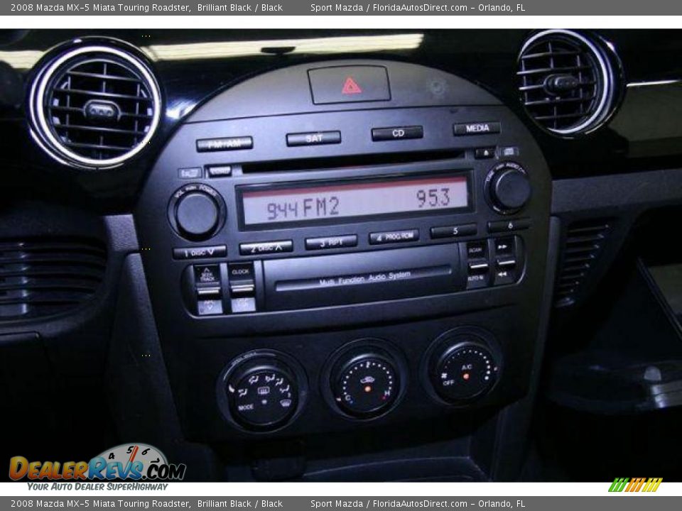2008 Mazda MX-5 Miata Touring Roadster Brilliant Black / Black Photo #30