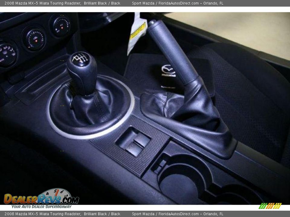 2008 Mazda MX-5 Miata Touring Roadster Brilliant Black / Black Photo #31