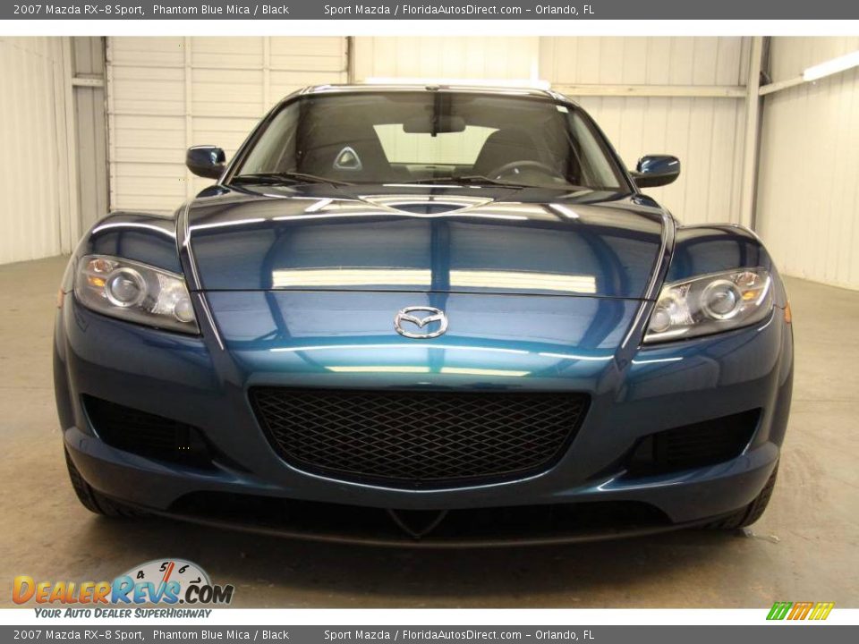 2007 Mazda RX-8 Sport Phantom Blue Mica / Black Photo #3