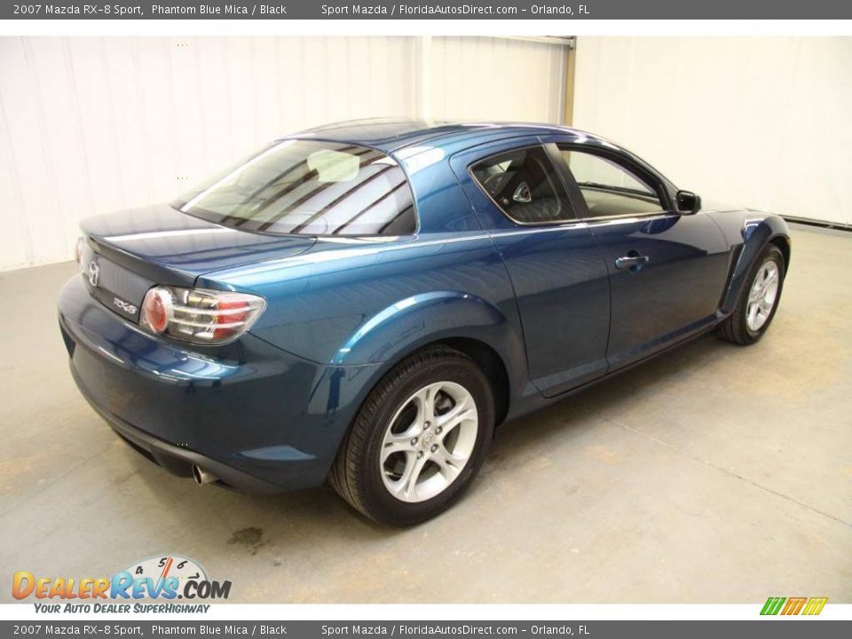 2007 Mazda RX-8 Sport Phantom Blue Mica / Black Photo #5