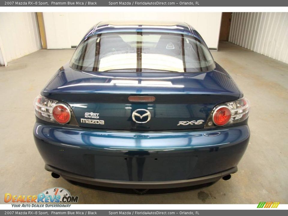 2007 Mazda RX-8 Sport Phantom Blue Mica / Black Photo #6