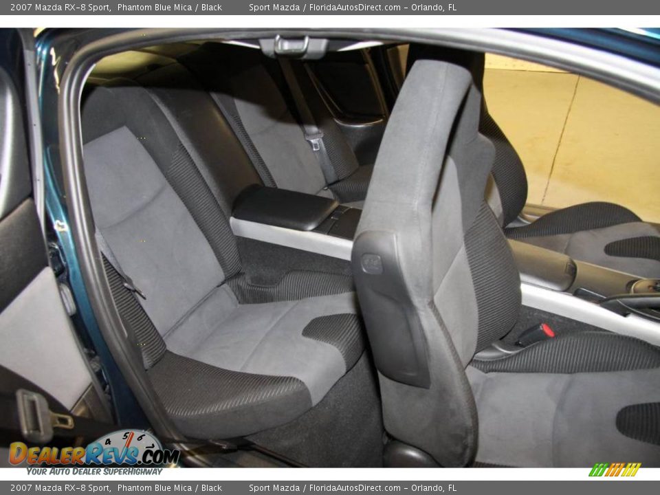 2007 Mazda RX-8 Sport Phantom Blue Mica / Black Photo #10