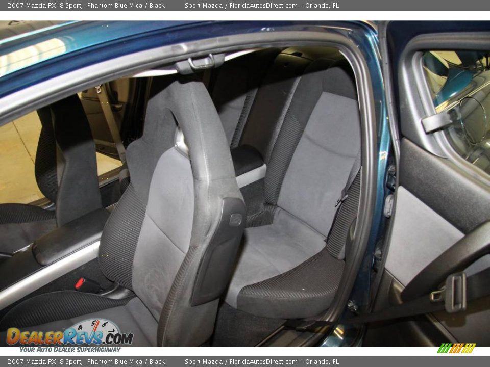 2007 Mazda RX-8 Sport Phantom Blue Mica / Black Photo #12