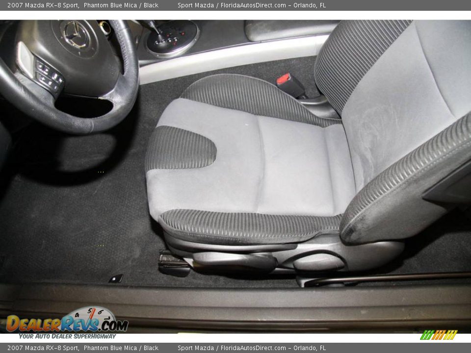 2007 Mazda RX-8 Sport Phantom Blue Mica / Black Photo #13
