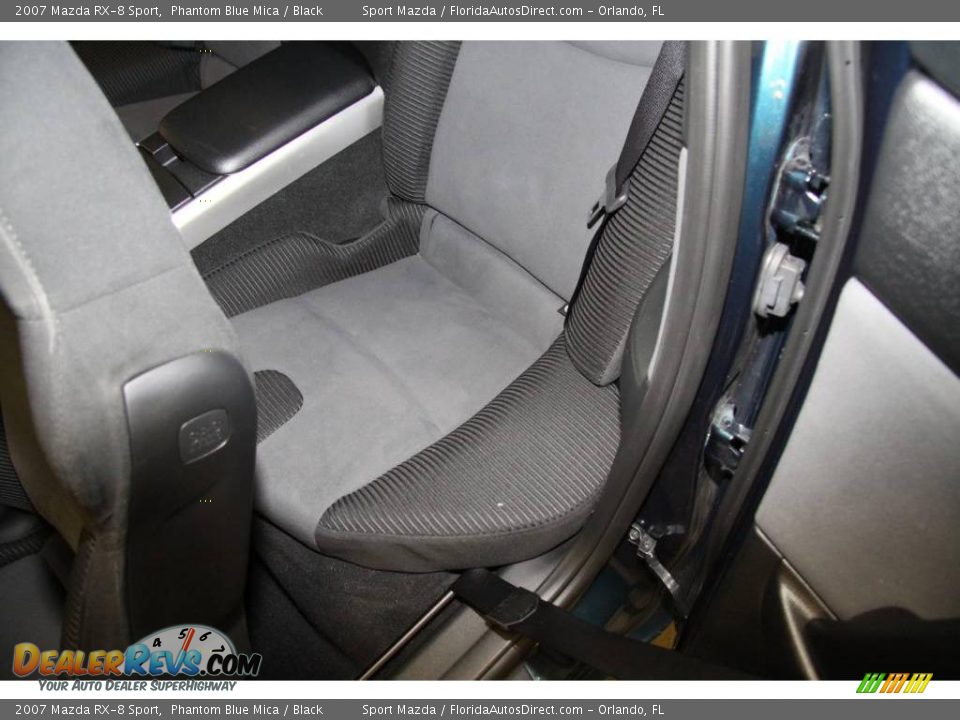 2007 Mazda RX-8 Sport Phantom Blue Mica / Black Photo #14