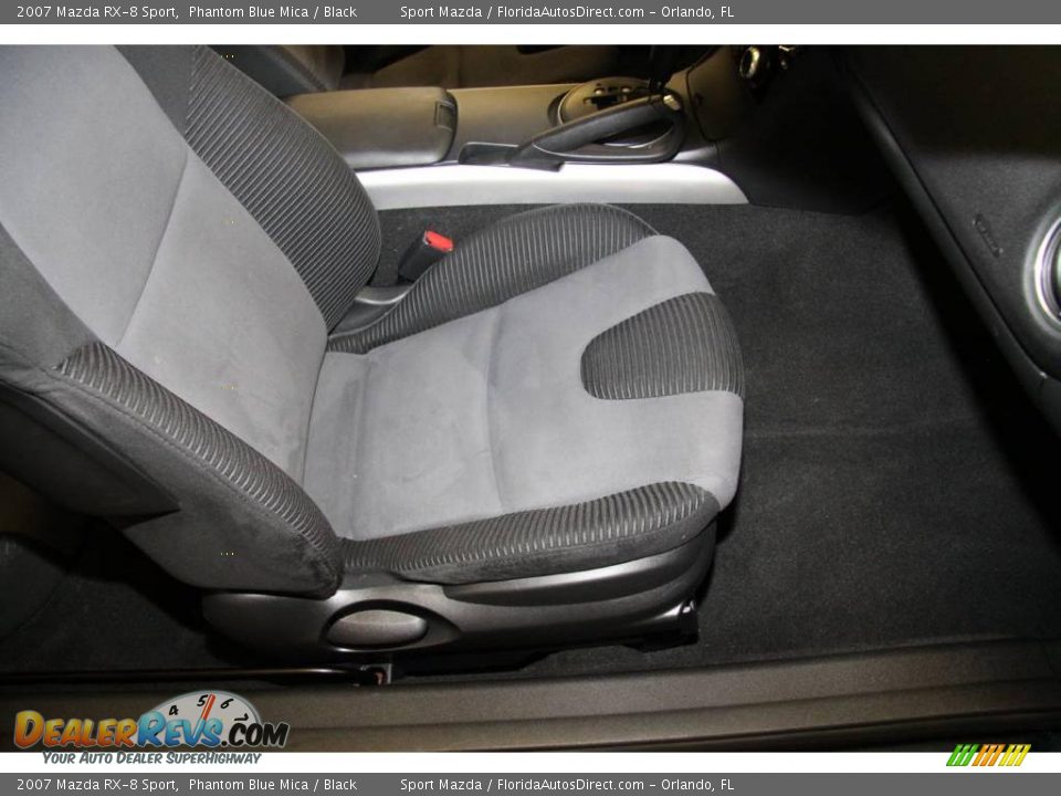 2007 Mazda RX-8 Sport Phantom Blue Mica / Black Photo #16