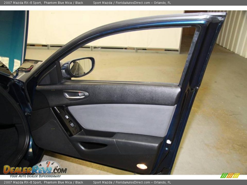 2007 Mazda RX-8 Sport Phantom Blue Mica / Black Photo #18