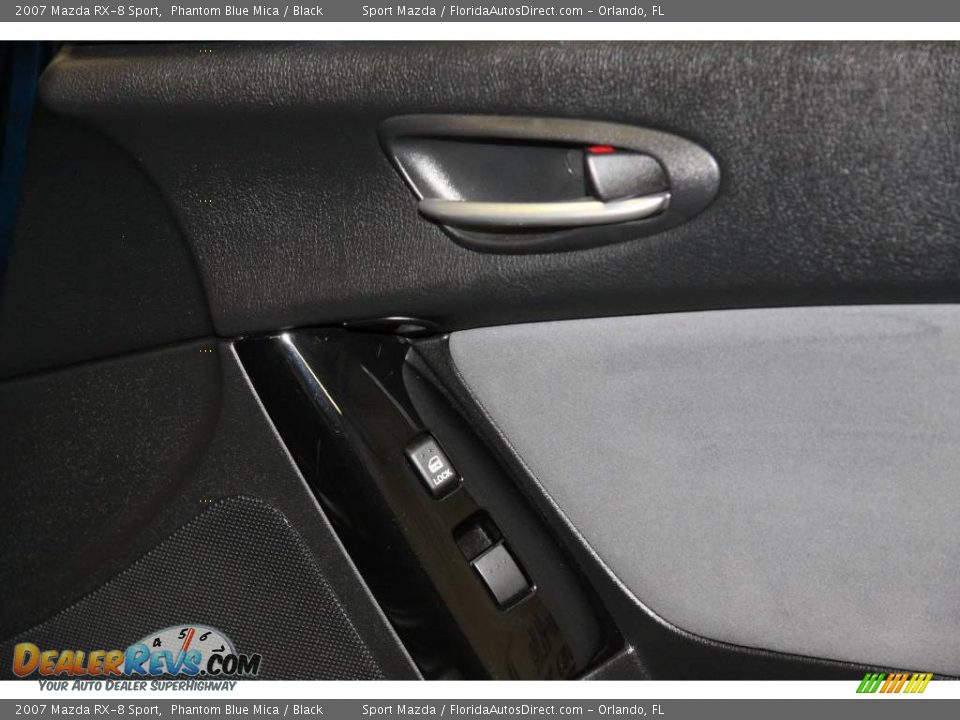 2007 Mazda RX-8 Sport Phantom Blue Mica / Black Photo #19
