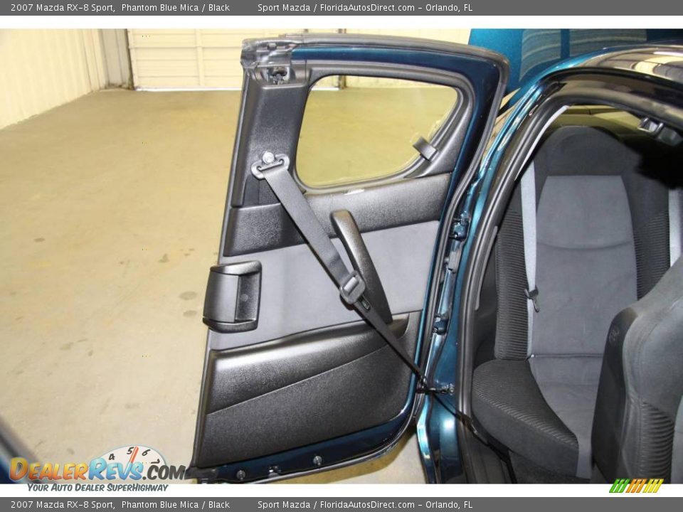 2007 Mazda RX-8 Sport Phantom Blue Mica / Black Photo #20