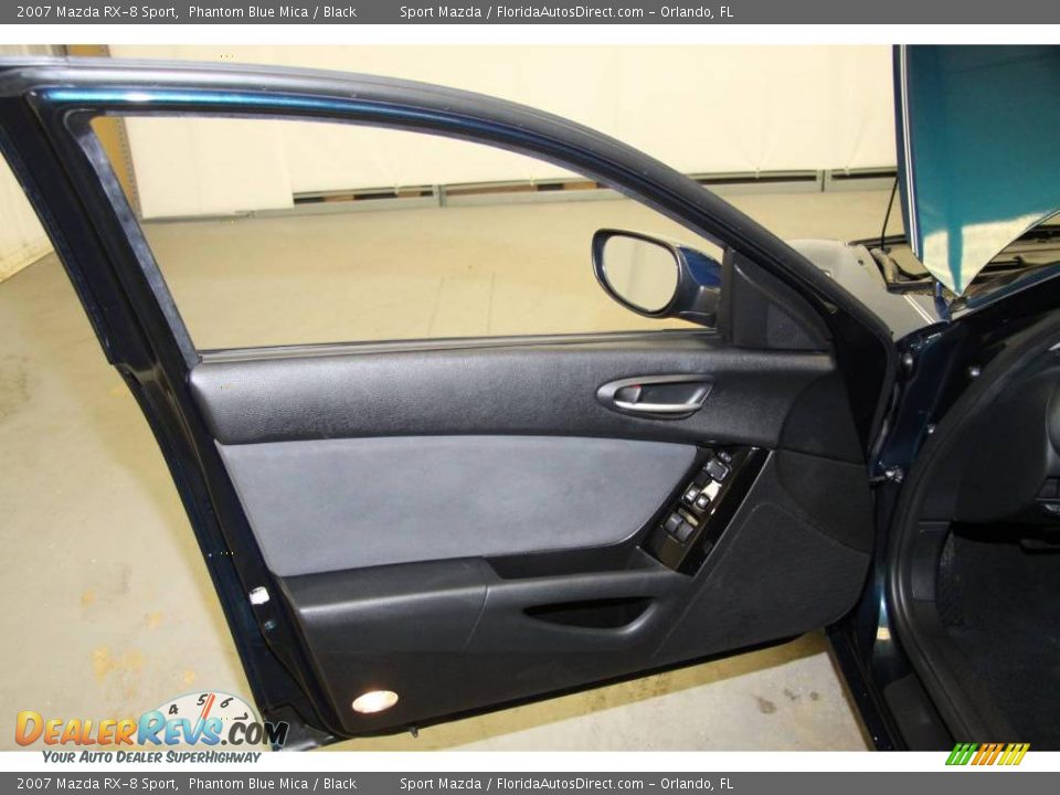 2007 Mazda RX-8 Sport Phantom Blue Mica / Black Photo #22
