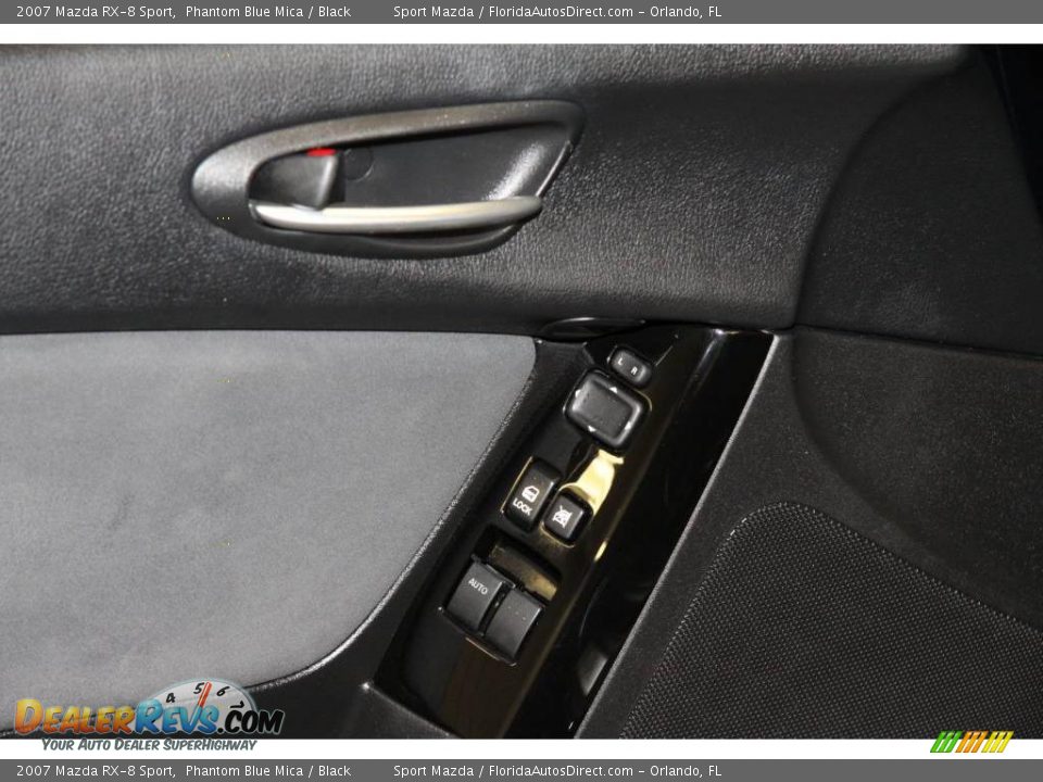 2007 Mazda RX-8 Sport Phantom Blue Mica / Black Photo #23