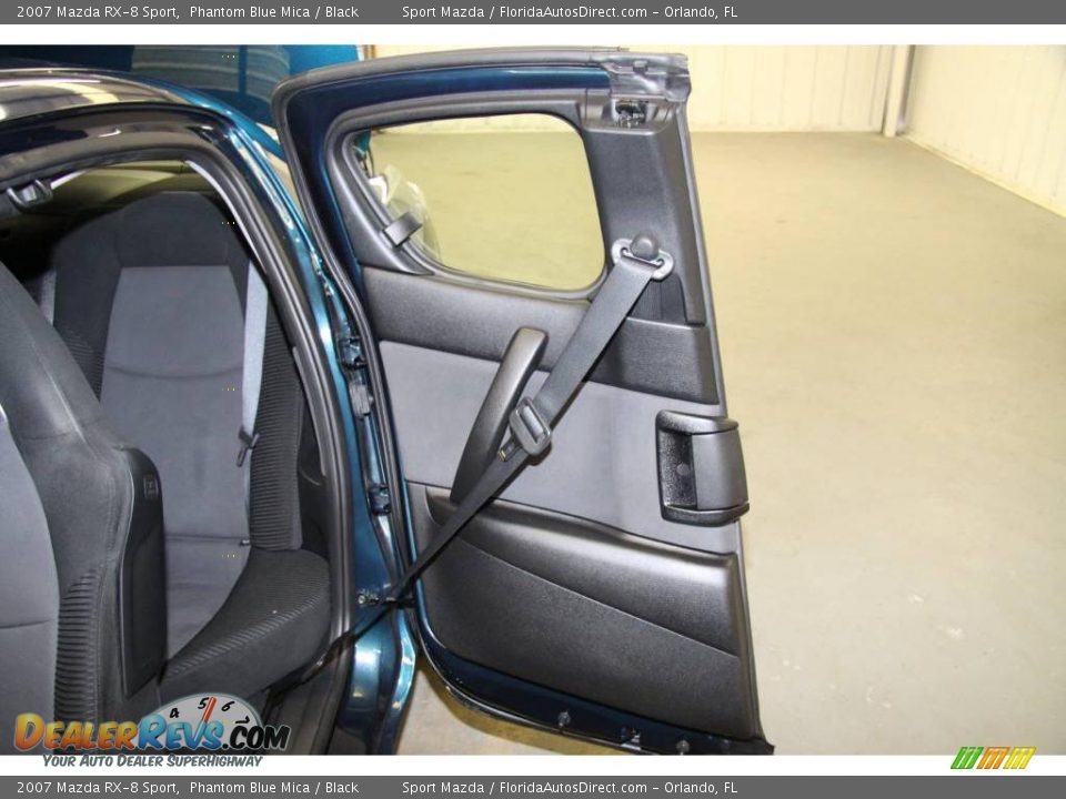 2007 Mazda RX-8 Sport Phantom Blue Mica / Black Photo #24