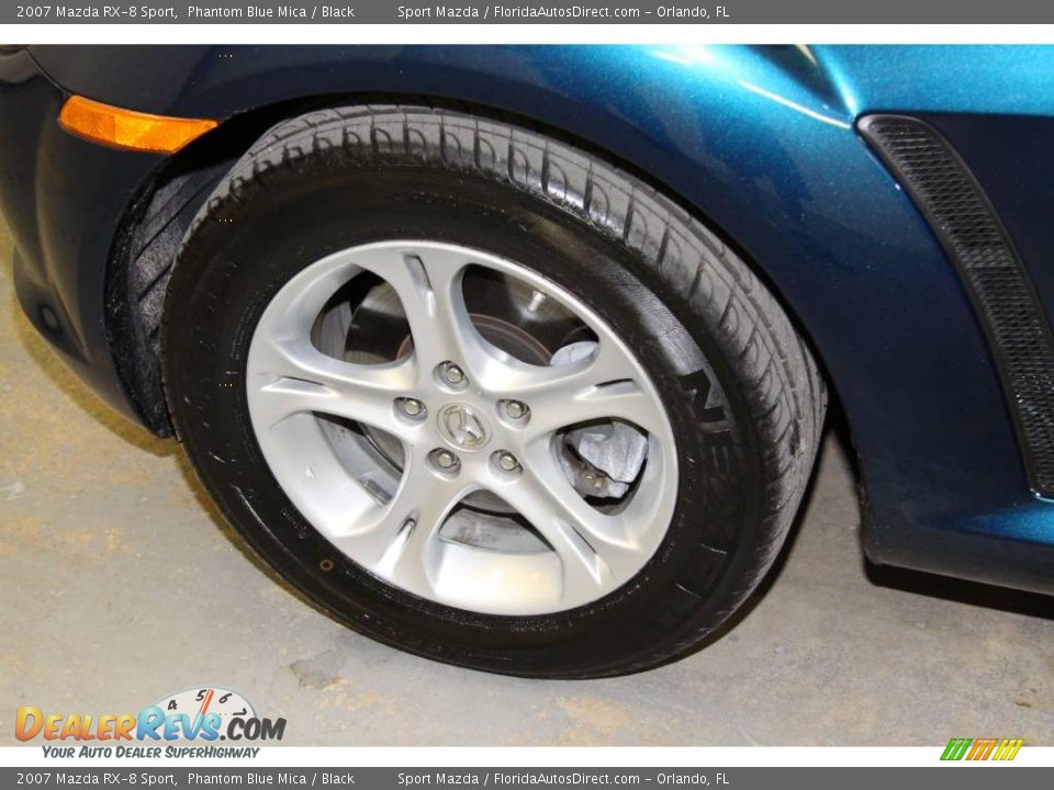 2007 Mazda RX-8 Sport Phantom Blue Mica / Black Photo #26