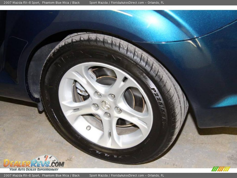 2007 Mazda RX-8 Sport Phantom Blue Mica / Black Photo #27