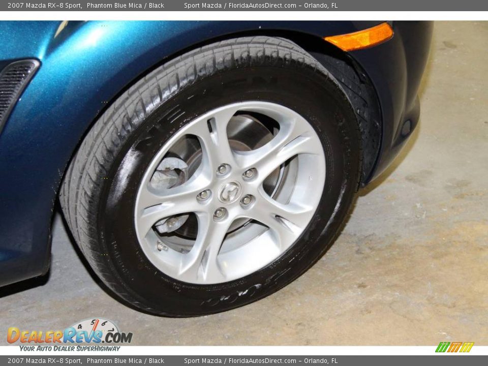 2007 Mazda RX-8 Sport Phantom Blue Mica / Black Photo #29