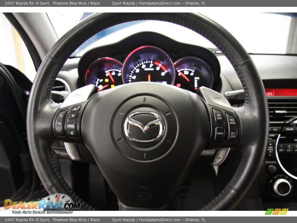 2007 Mazda RX-8 Sport Phantom Blue Mica / Black Photo #35