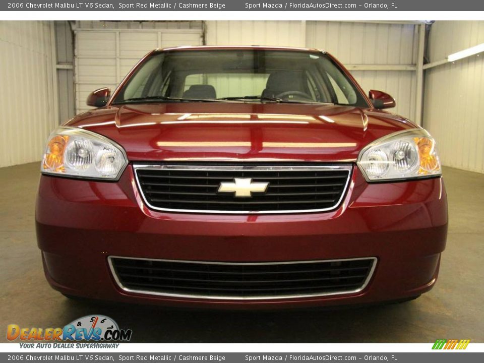 2006 Chevrolet Malibu LT V6 Sedan Sport Red Metallic / Cashmere Beige Photo #3