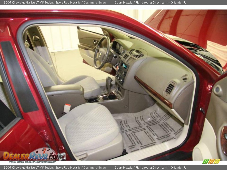 2006 Chevrolet Malibu LT V6 Sedan Sport Red Metallic / Cashmere Beige Photo #9