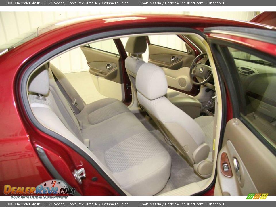 2006 Chevrolet Malibu LT V6 Sedan Sport Red Metallic / Cashmere Beige Photo #10