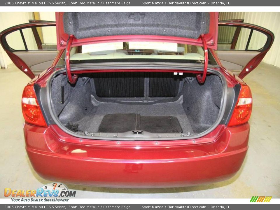 2006 Chevrolet Malibu LT V6 Sedan Sport Red Metallic / Cashmere Beige Photo #12