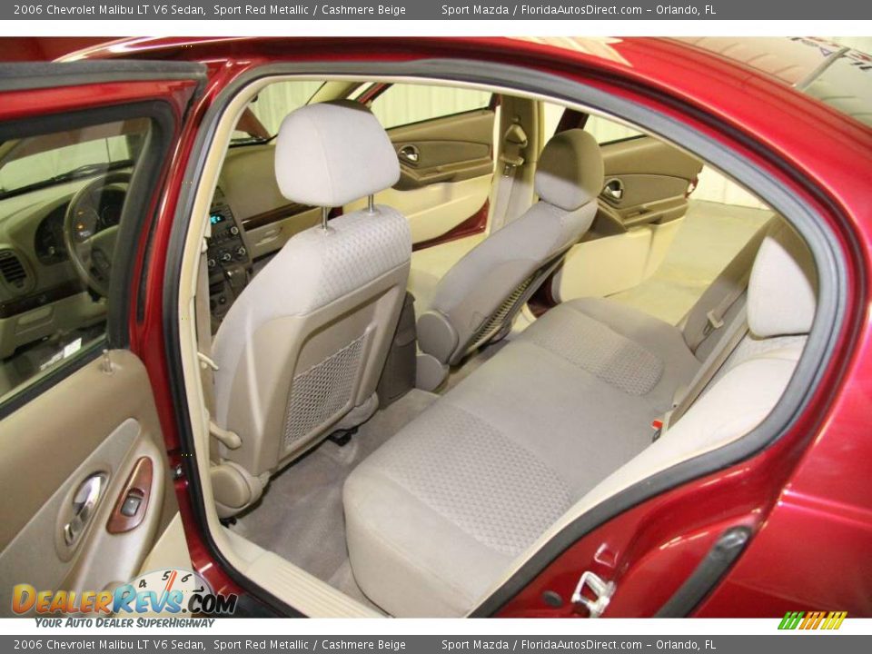 2006 Chevrolet Malibu LT V6 Sedan Sport Red Metallic / Cashmere Beige Photo #13