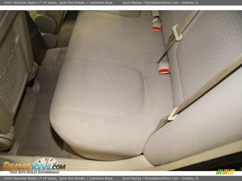 2006 Chevrolet Malibu LT V6 Sedan Sport Red Metallic / Cashmere Beige Photo #17