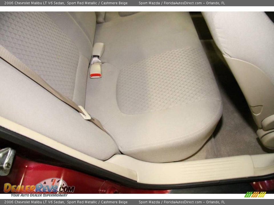 2006 Chevrolet Malibu LT V6 Sedan Sport Red Metallic / Cashmere Beige Photo #18