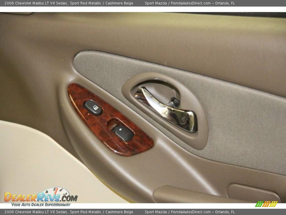 2006 Chevrolet Malibu LT V6 Sedan Sport Red Metallic / Cashmere Beige Photo #21