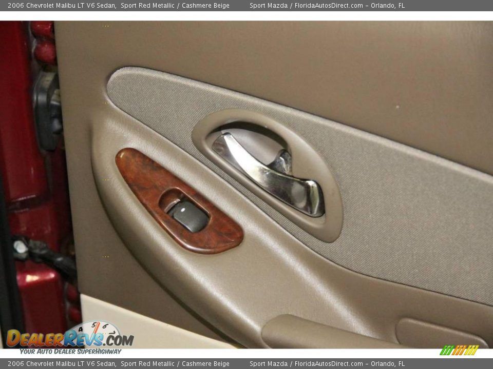 2006 Chevrolet Malibu LT V6 Sedan Sport Red Metallic / Cashmere Beige Photo #23