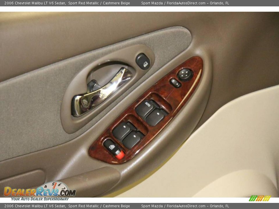 2006 Chevrolet Malibu LT V6 Sedan Sport Red Metallic / Cashmere Beige Photo #27
