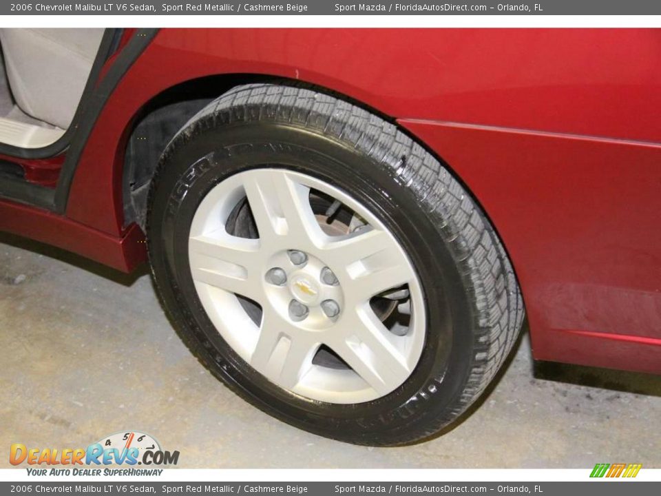 2006 Chevrolet Malibu LT V6 Sedan Sport Red Metallic / Cashmere Beige Photo #30