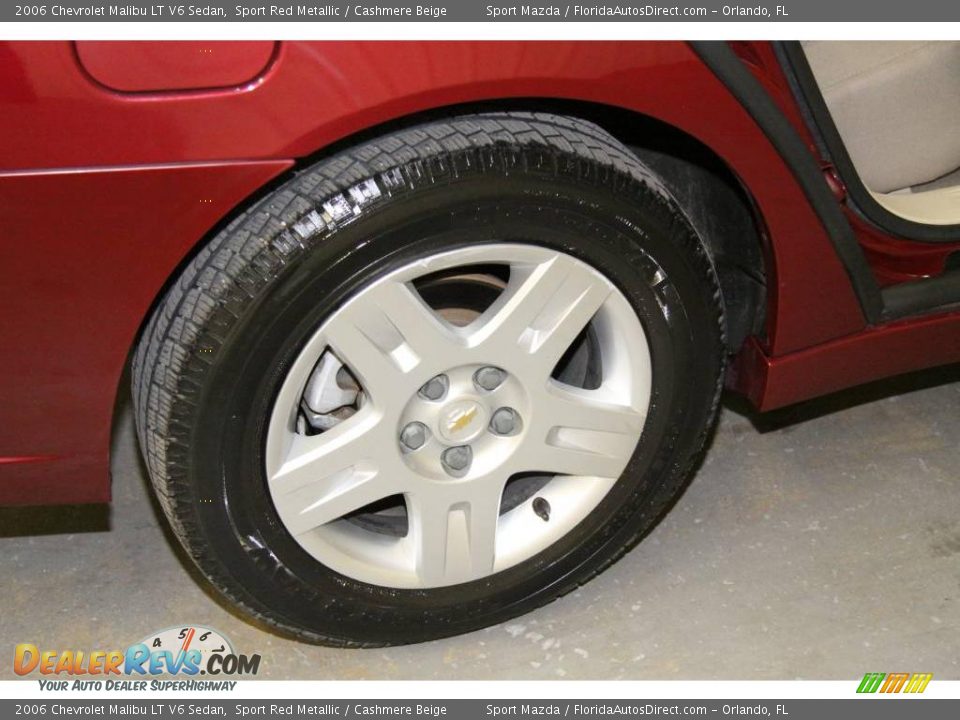 2006 Chevrolet Malibu LT V6 Sedan Sport Red Metallic / Cashmere Beige Photo #31